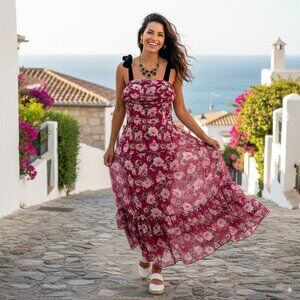 BELLEVUE THE LABEL QUINN MIDI DRESS